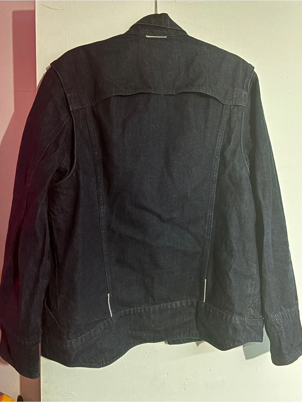 Levi's Men's Dark Indigo Denim Trucket Jacquard. Size L - Picture 8 of 9